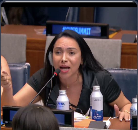 Minerva Mendoza Paipa en la Cumbre Internacional de Derechos Humanos