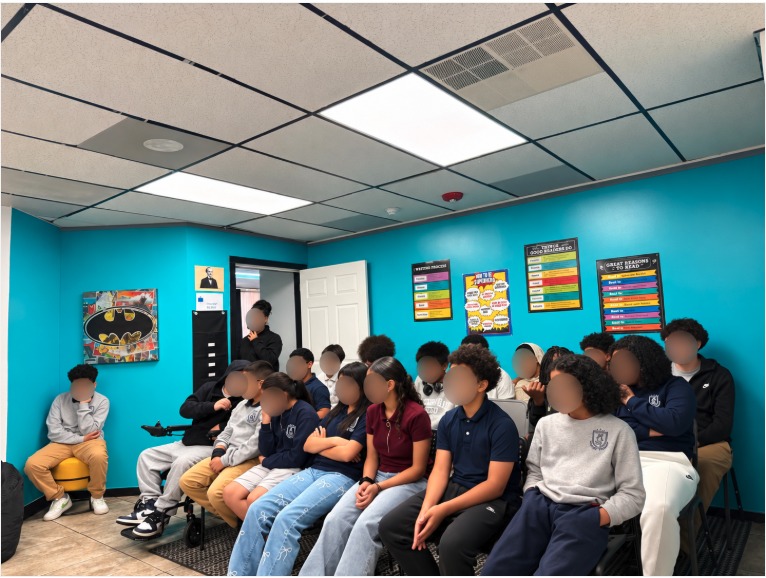 Estudiantes en aula de Osceola Prep Academy